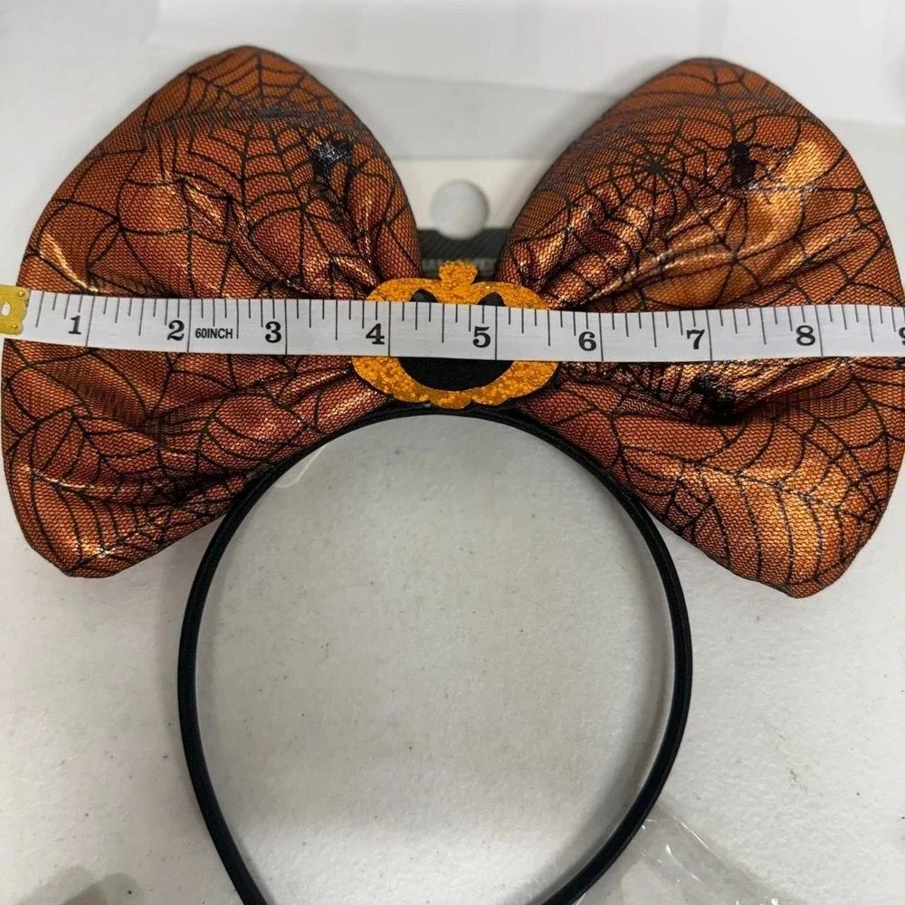 Halloween trio earrings set and large bow headband
